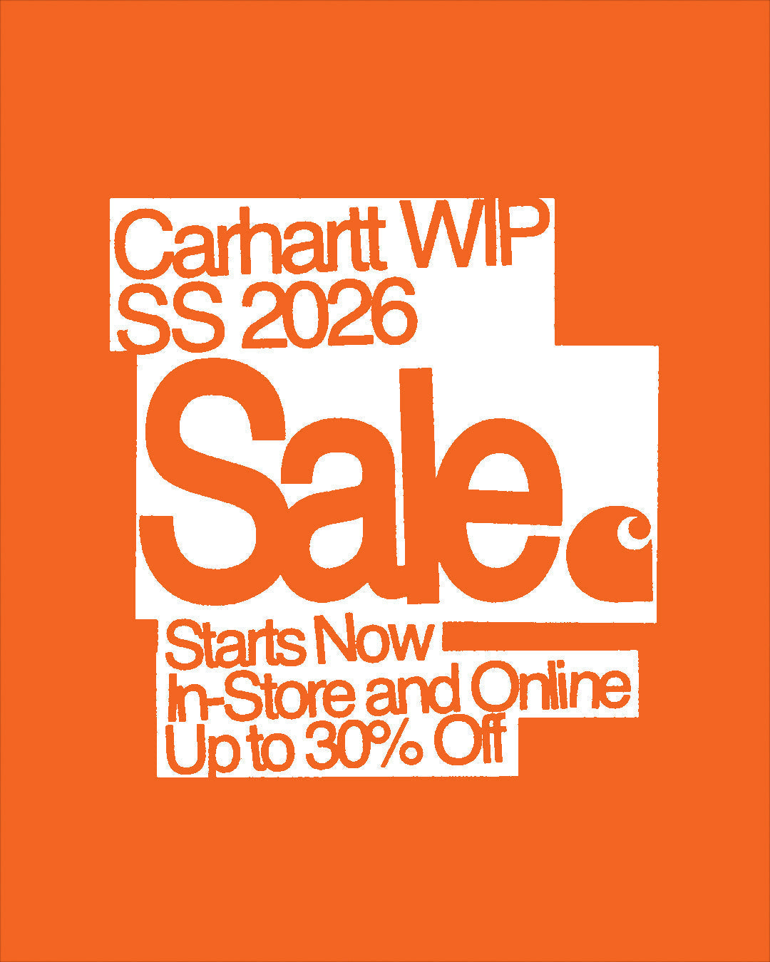 Carhartt WIP SS26 SALE