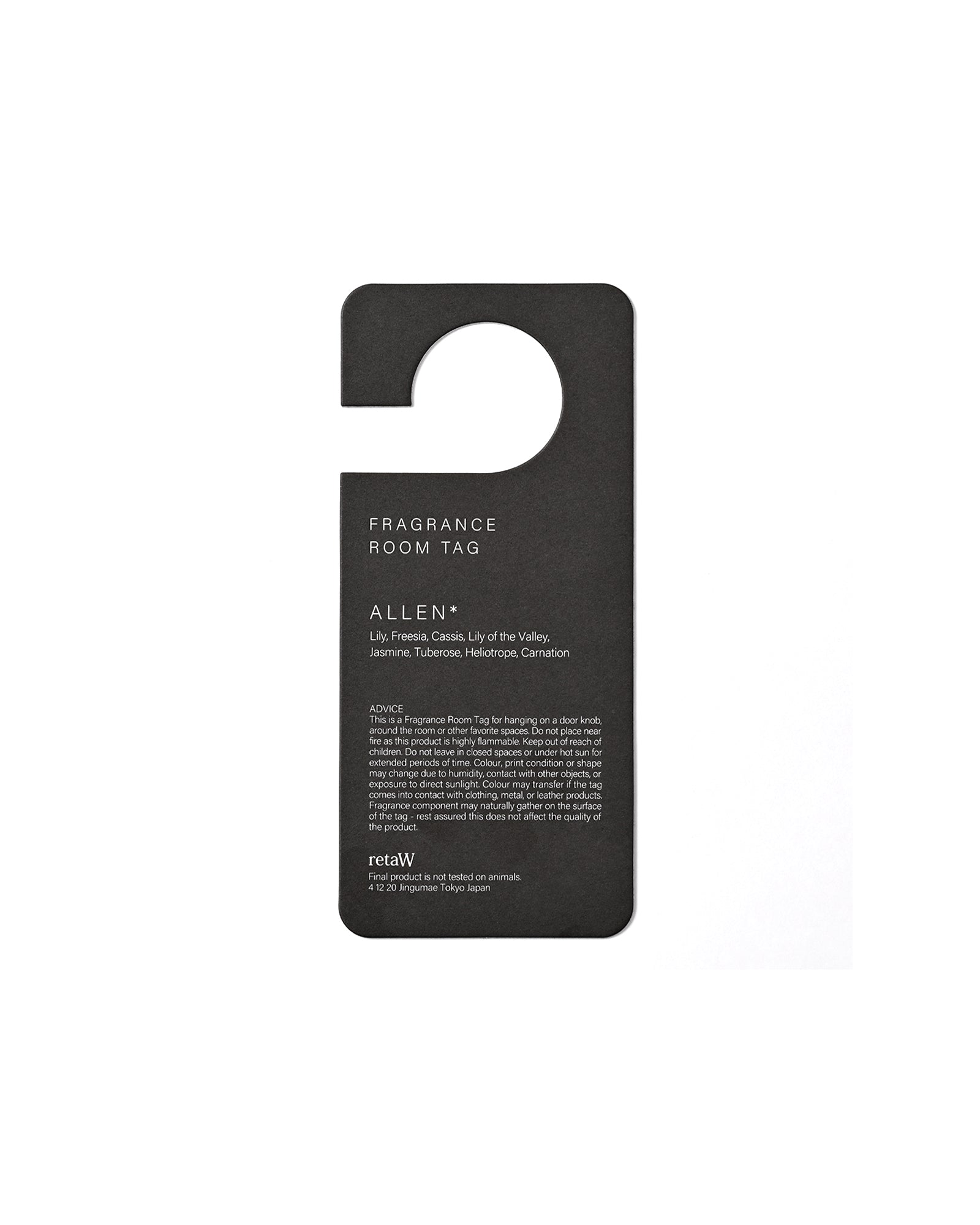 ROOM TAG ALLEN*