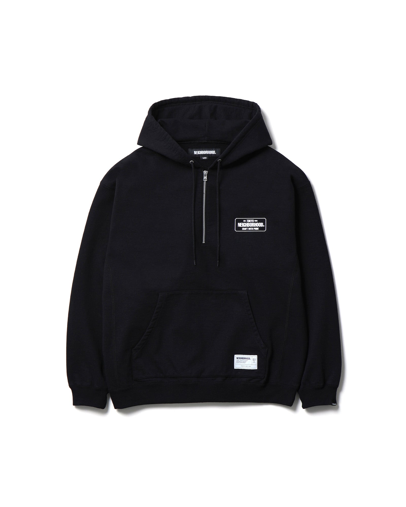 CLASSIC SWEAT HALF ZIP HOODIE LS