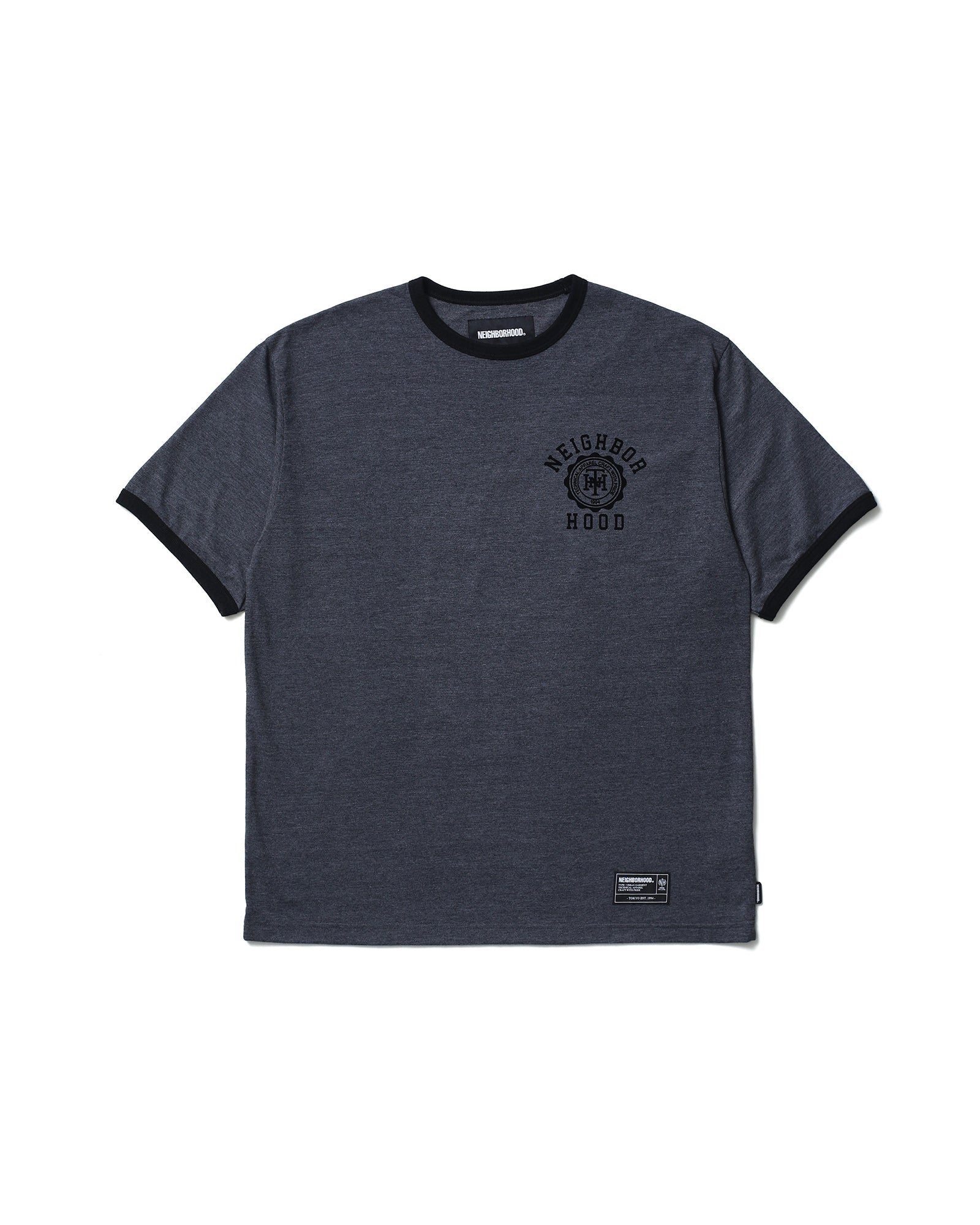 HEATHER FABRIC TEE SS