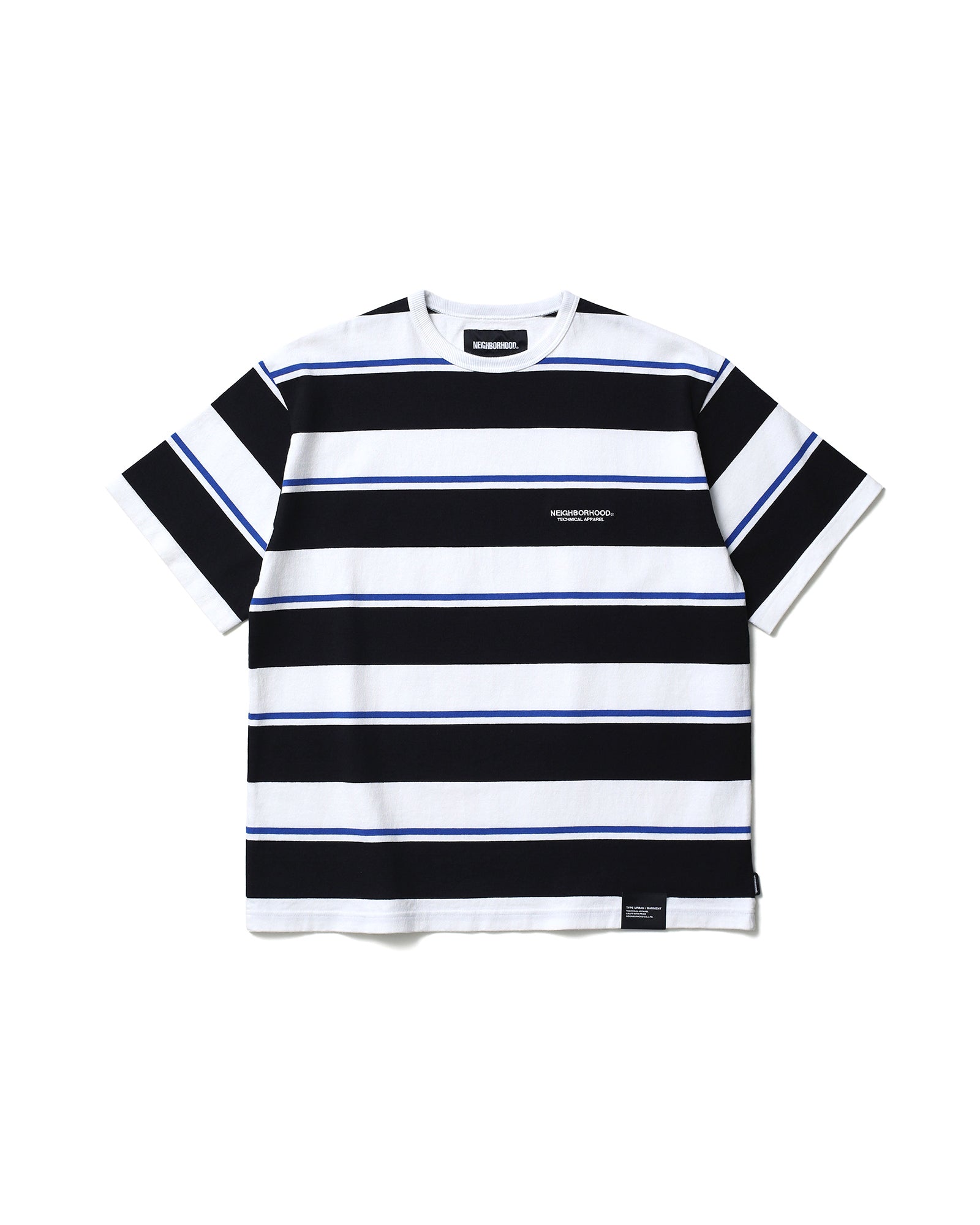 BORDER CREW NECK SS