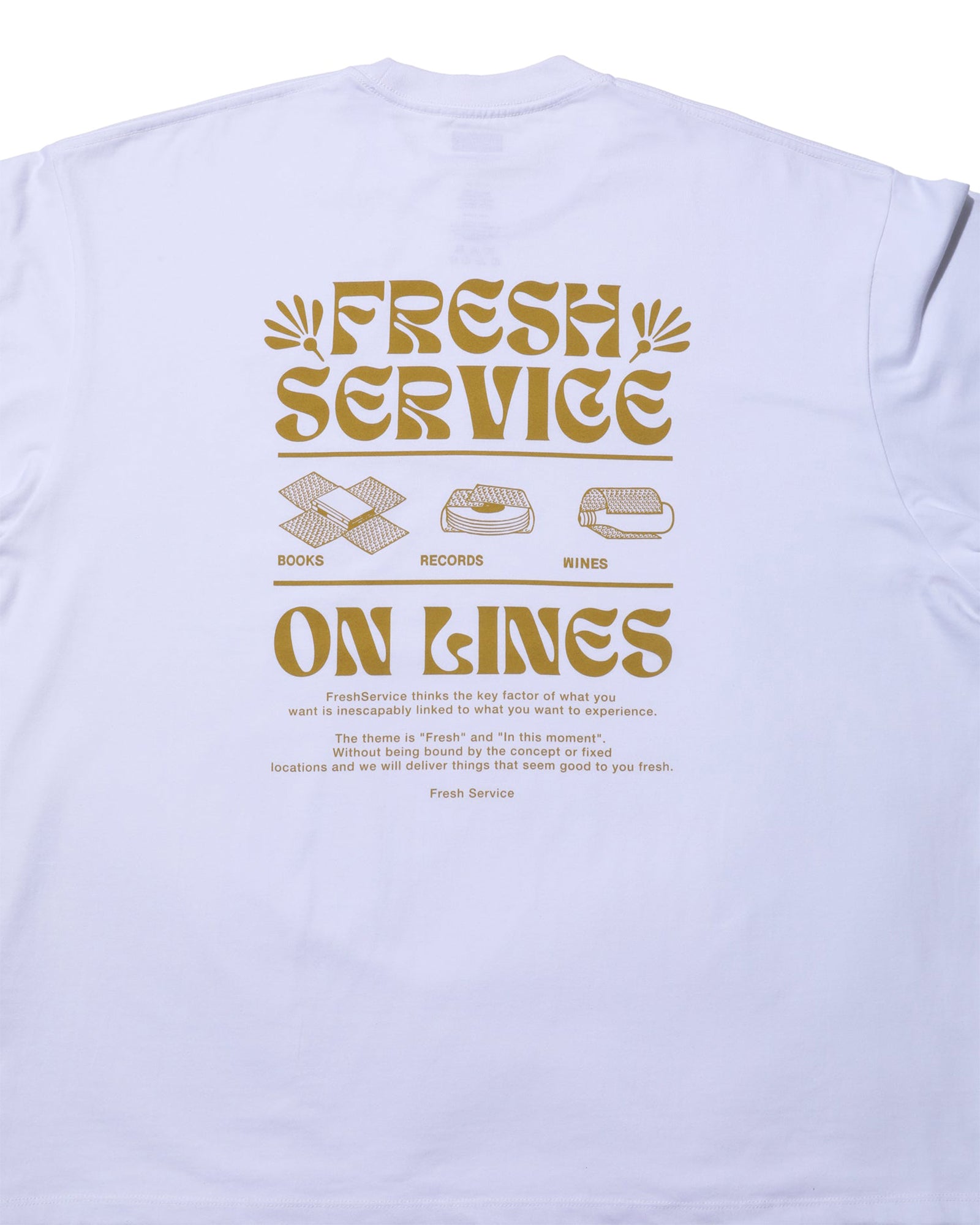 CORPORATE PRINTED S/S TEE "ON LINES"