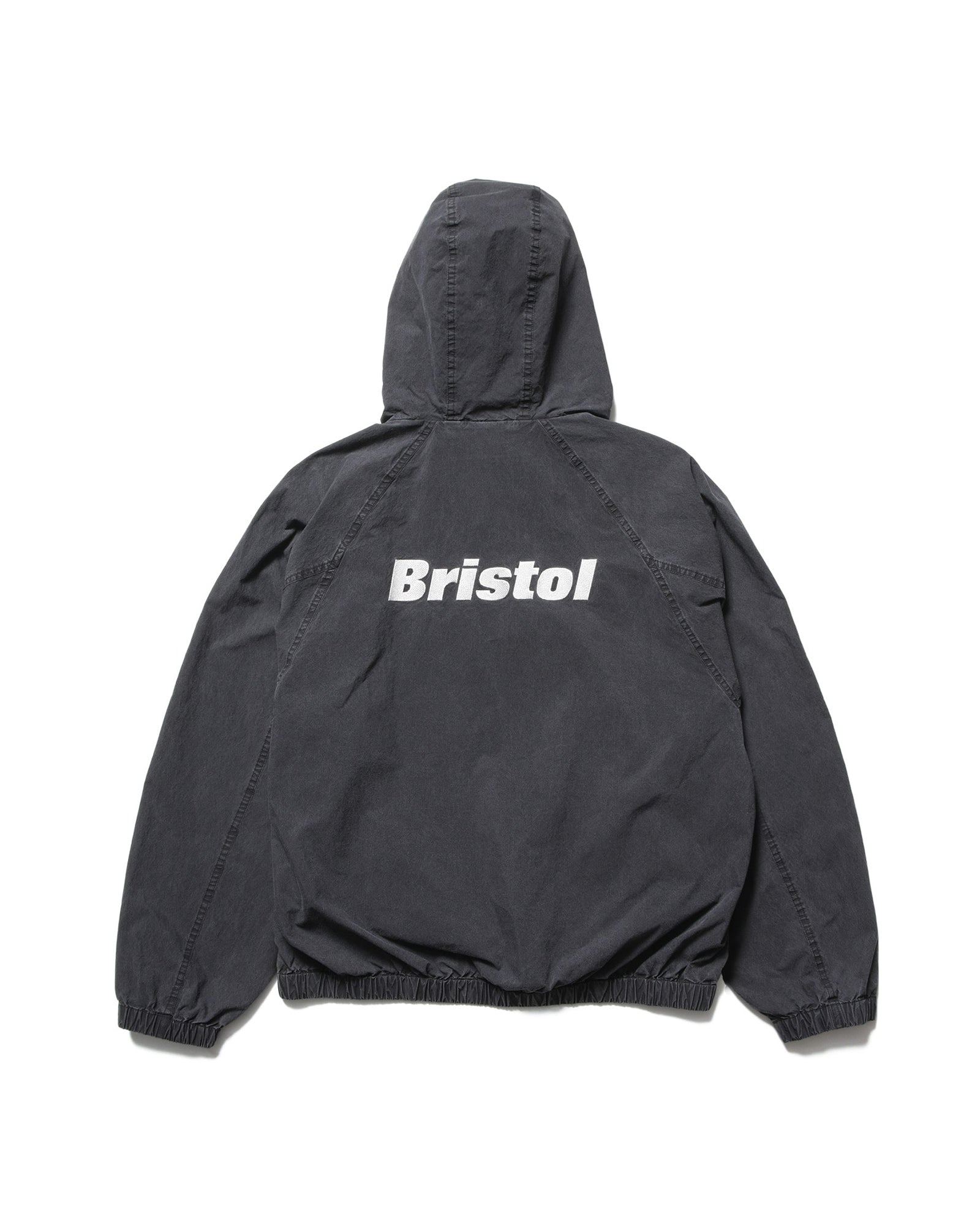 WASHED CRISP DENIM HOODED BLOUSON