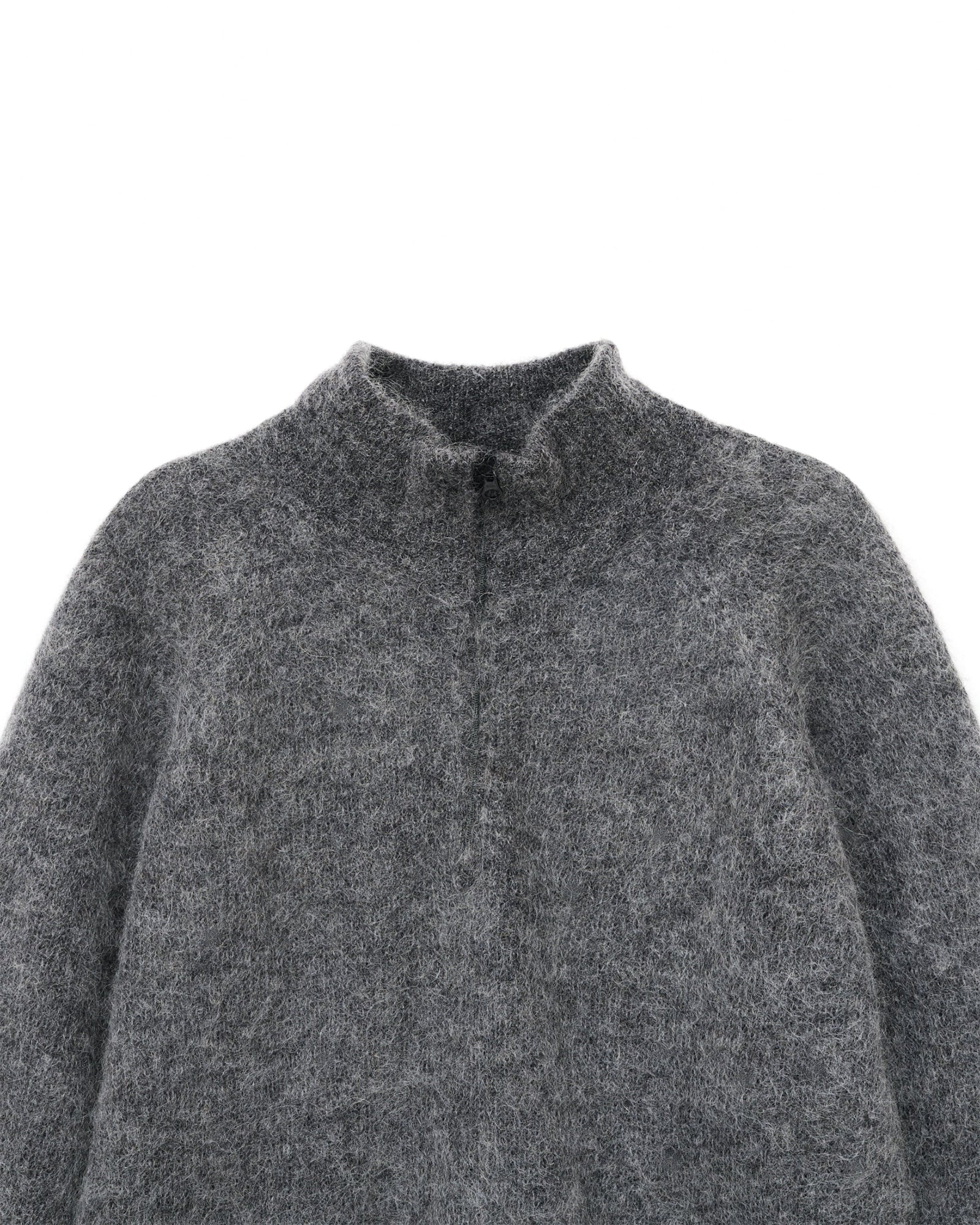 ESSENCE MOHAIR MIXED KNIT TOP