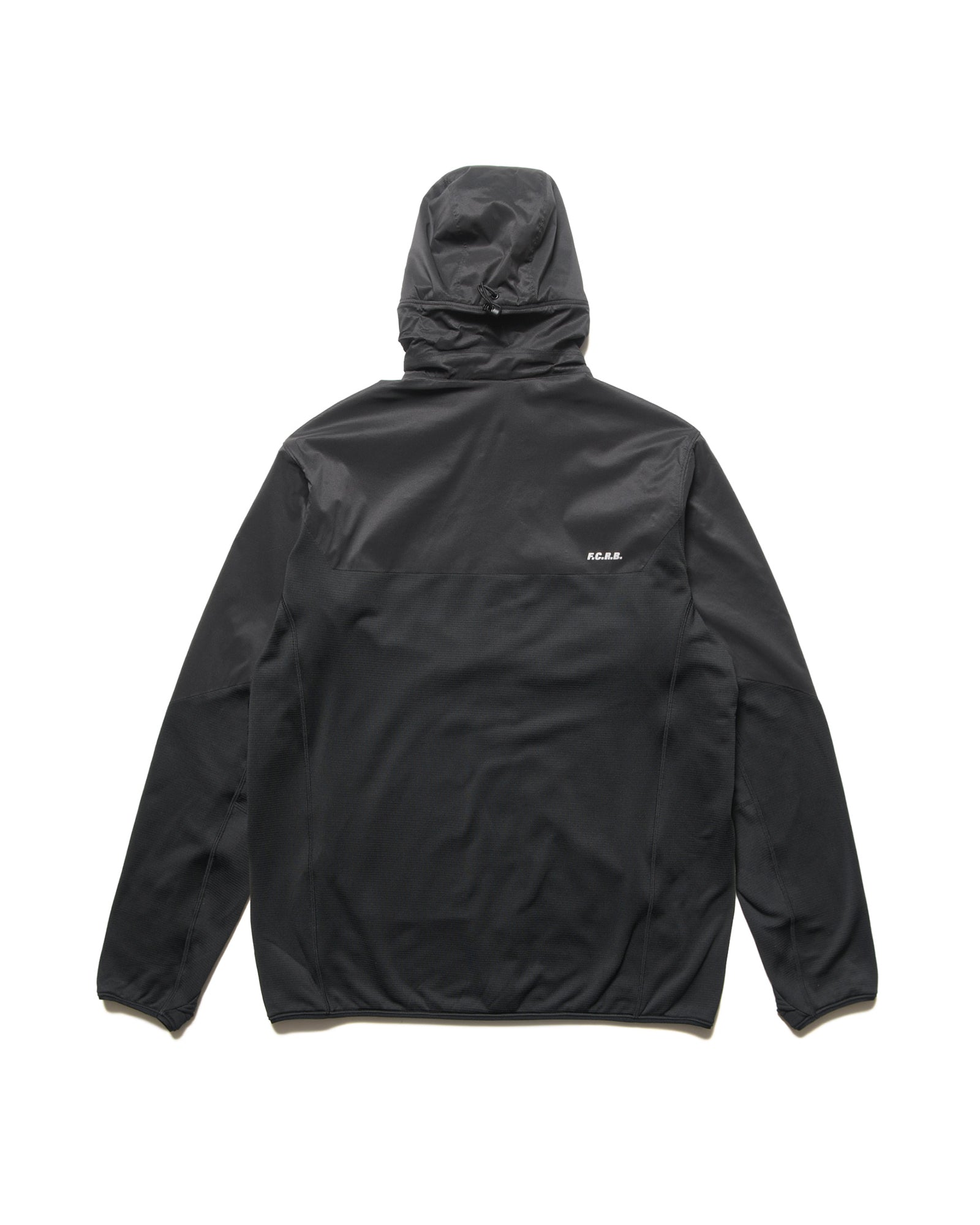 GRID FLEECE HYBRID HOODIE
