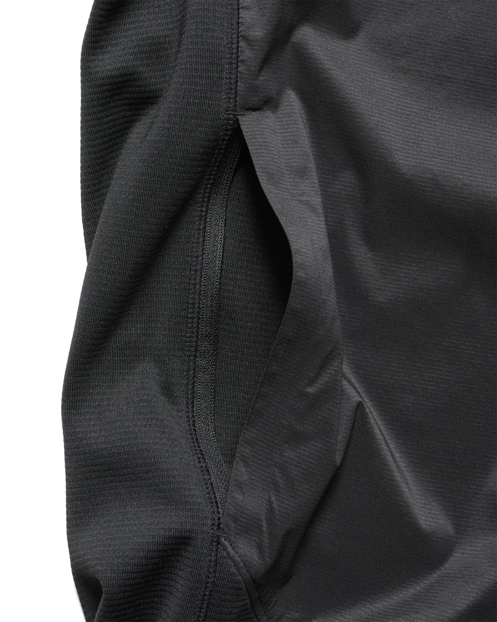 GRID FLEECE HYBRID HOODIE